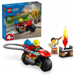 Конструктор LEGO City 60410 Пожарно-спасательный мотоцикл