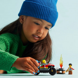 Конструктор LEGO City 60410 Пожарно-спасательный мотоцикл