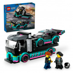Конструктор LEGO City 60406 Гоночный автомобиль и автовоз