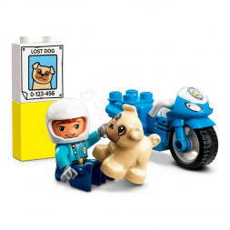 Конструктор LEGO DUPLO 10967 Полицейский мотоцикл