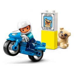 Конструктор LEGO DUPLO 10967 Полицейский мотоцикл