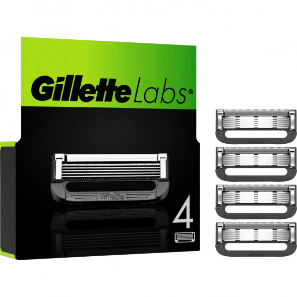 Лезвия для бритвы Gillette Labs, 4 шт. в Новороссийске