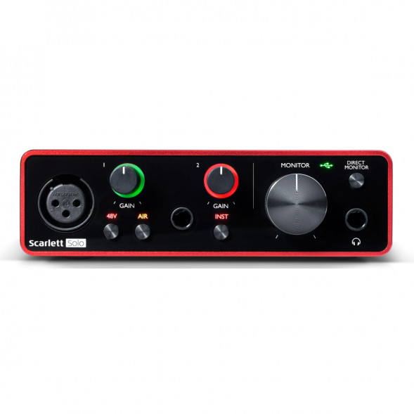 Внешняя звуковая карта FOCUSRITE Scarlett Solo 3rd Gen в Новороссийске