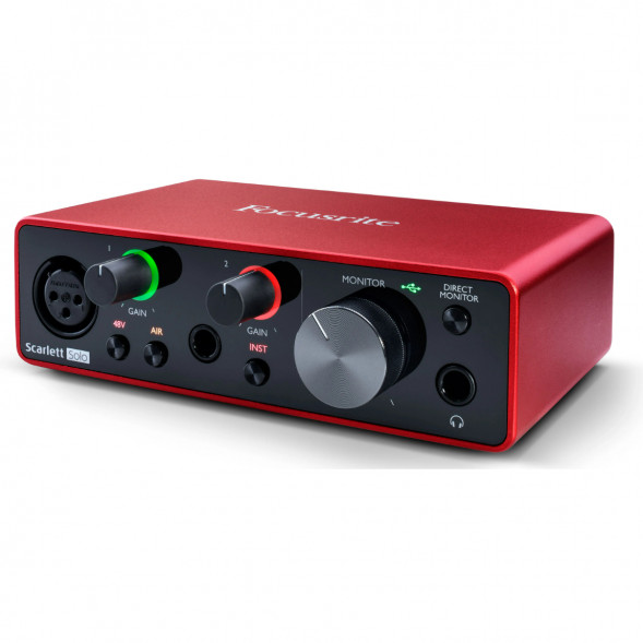 Внешняя звуковая карта FOCUSRITE Scarlett Solo 3rd Gen в Новороссийске