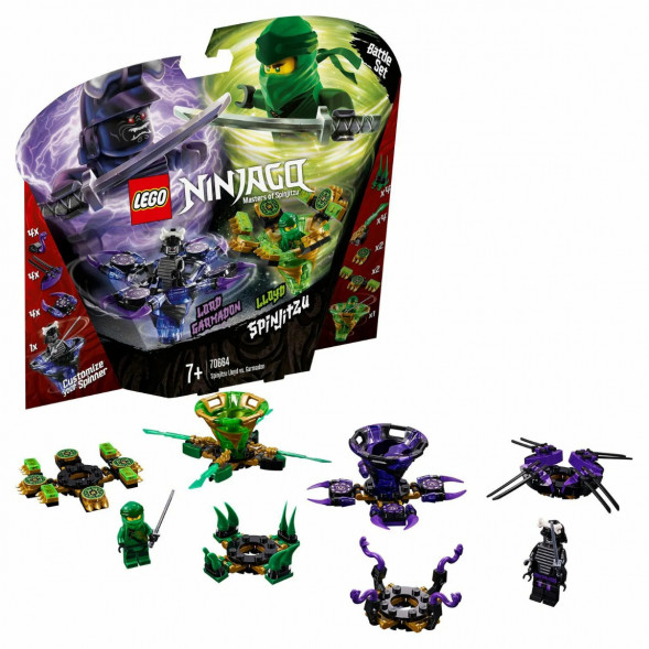 Конструктор LEGO Ninjago 70664 Ллойд мастер Кружитцу против Гармадона в Новороссийске