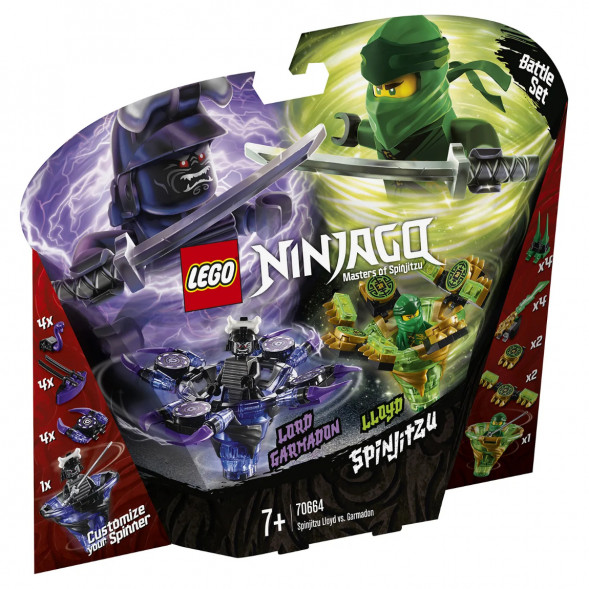 Конструктор LEGO Ninjago 70664 Ллойд мастер Кружитцу против Гармадона в Новороссийске