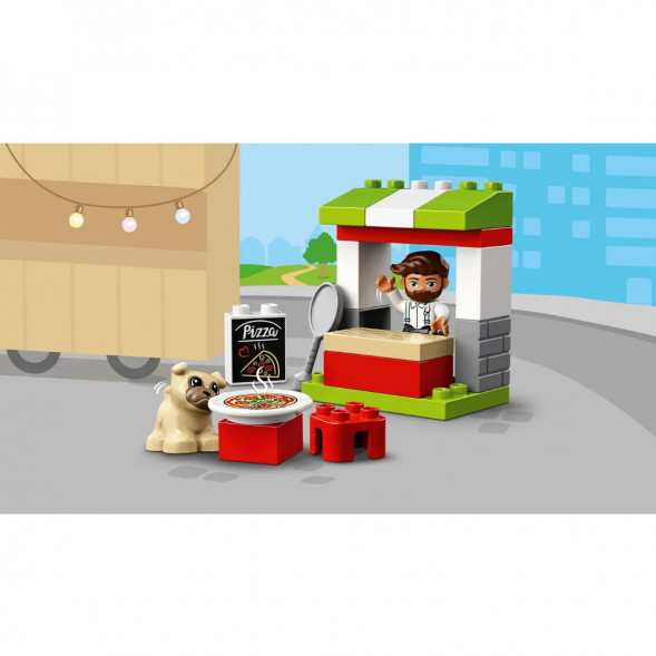 Конструктор LEGO DUPLO 10927 Town Киоск-пиццерия в Новороссийске