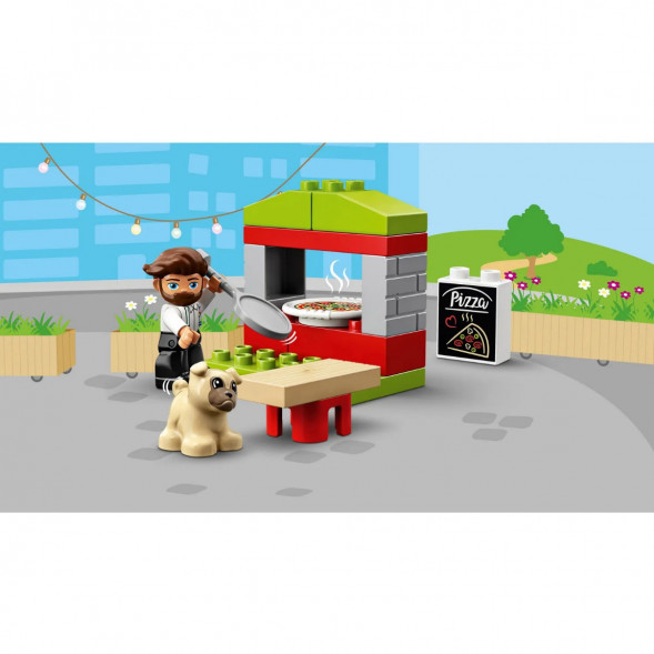 Конструктор LEGO DUPLO 10927 Town Киоск-пиццерия в Новороссийске