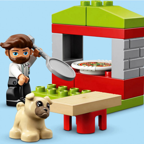 Конструктор LEGO DUPLO 10927 Town Киоск-пиццерия в Новороссийске