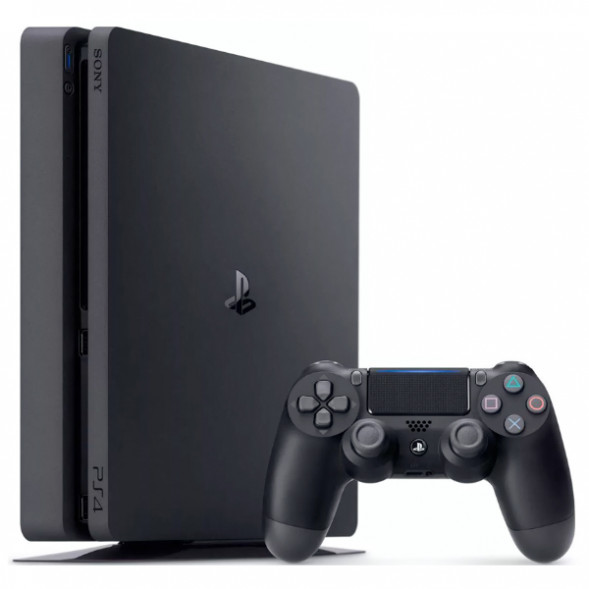 Игровая приставка Sony PlayStation 4 Slim 500 ГБ HDD, черный в Новороссийске