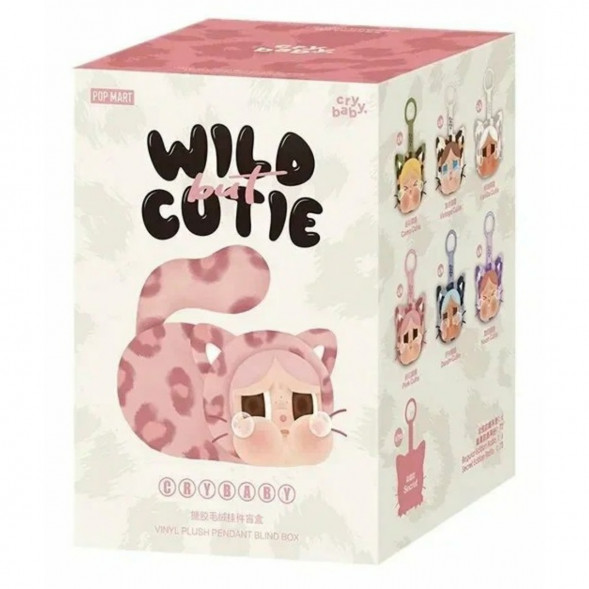 Коллекционная фигурка POP MART CRYBABY Wild But Cutie Series - Vinyl Plush Pendant Blind Box в Новороссийске