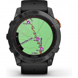 Умные часы Garmin Fenix 7X Solar серый с черным ремешком 010-02541-01