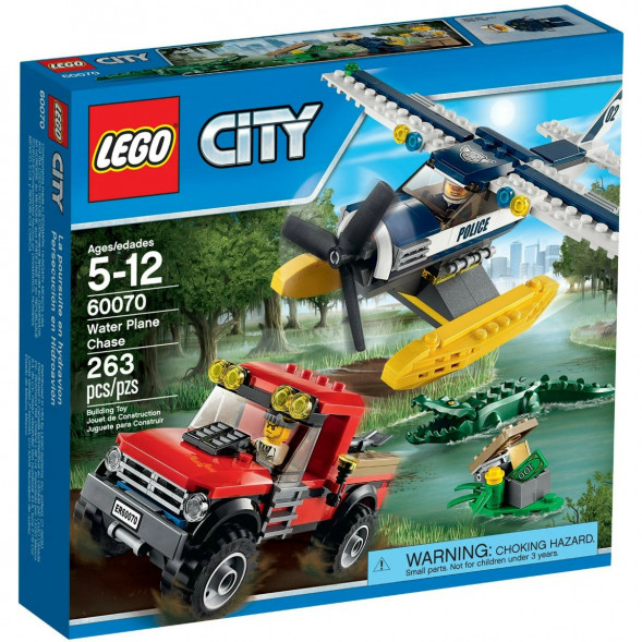 Конструктор LEGO City 60070 Погоня на полицейском гидроплане в Новороссийске