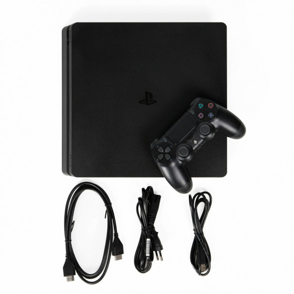 Игровая приставка Sony PlayStation 4 Slim 1TB black в Новороссийске