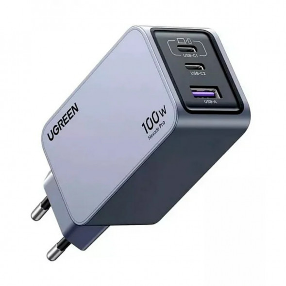 Сетевое зарядное устройство Ugreen GaN 100W USB-A + 2USB-C в Новороссийске