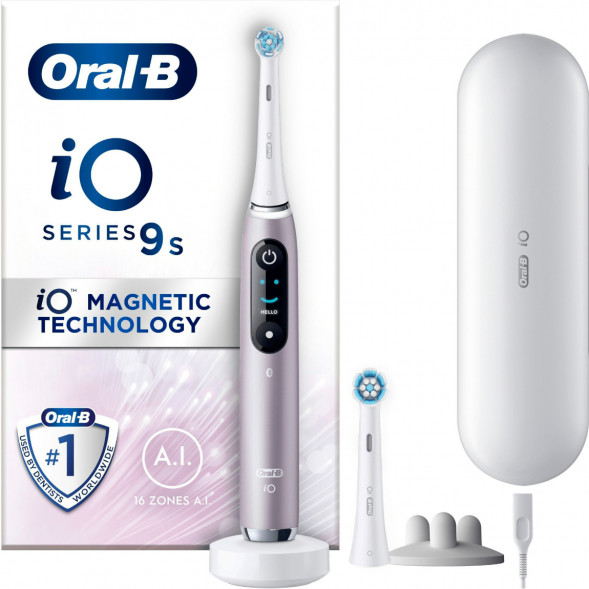 Электрическая зубная щетка Oral-B iO Series 9s (387194), Розовый кварц в Новороссийске
