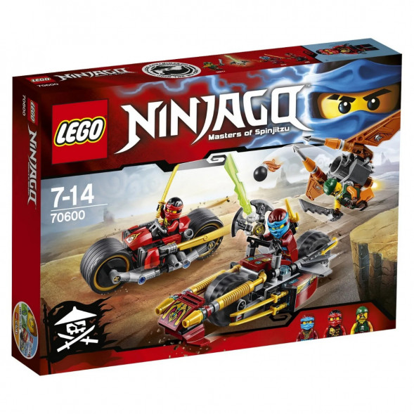 Конструктор LEGO Ninjago 70600 Погоня на мотоциклах в Новороссийске
