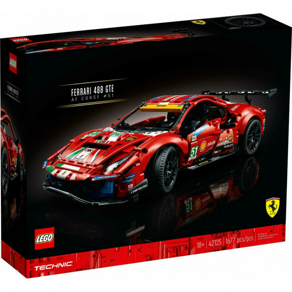 Конструктор LEGO Technic 42125 Ferrari 488 GTE &amp;quot;AF Corse #51&amp;quot; в Новороссийске