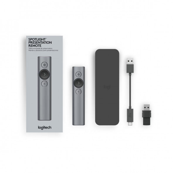 Презентер Logitech Spotlight Presentation Remote серый в Новороссийске