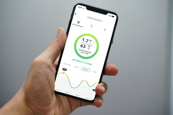 Детектор радона Airthings Wave 2-го поколения в Новороссийске