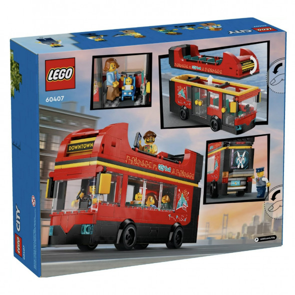 Конструктор LEGO City 60407 Красный двухэтажный экскурсионный автобус в Новороссийске