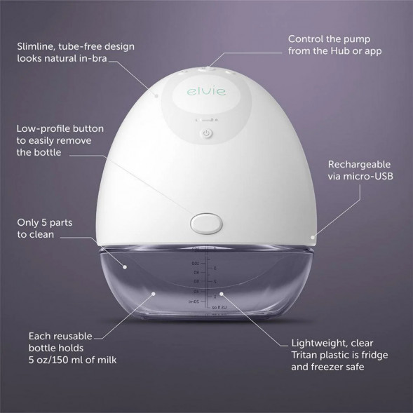 Молокоотсос Elvie Pump - Double Electric Breast Pump в Новороссийске