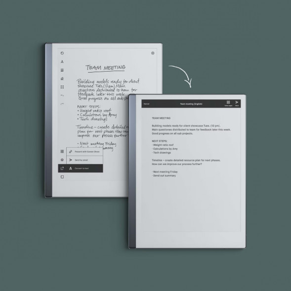 Графический планшет reMarkable 2 со стилусом Marker Plus и чехлом Book Folio серый (RM114) в Новороссийске
