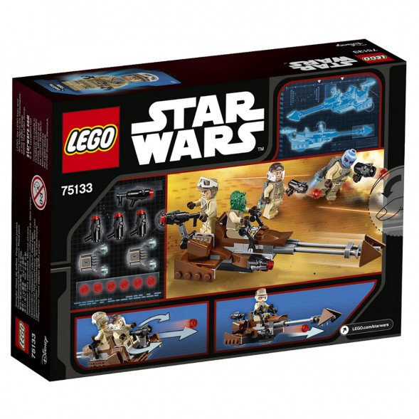 Конструктор LEGO Star Wars 75133 Боевой набор Повстанцев в Новороссийске