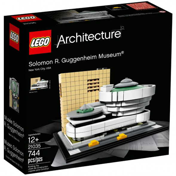 Конструктор LEGO Architecture 21035 Музей Соломона Гуггенхайма в Новороссийске
