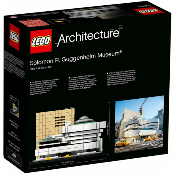 Конструктор LEGO Architecture 21035 Музей Соломона Гуггенхайма в Новороссийске
