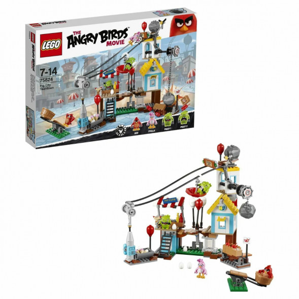 Конструктор LEGO Angry Birds 75824 Разгром Свинограда в Новороссийске