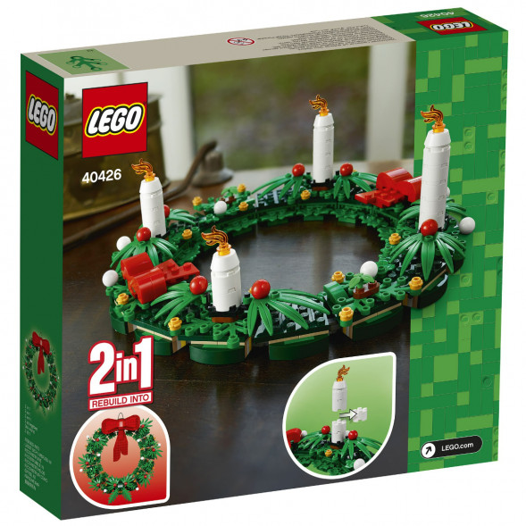 Конструктор LEGO 40426 Сувенирный набор «Рождественский венок» 2 в 1 в Новороссийске
