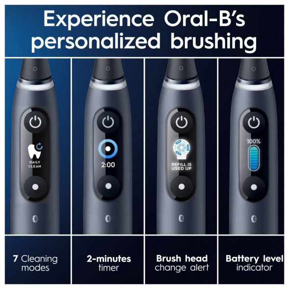 Электрическая зубная щетка Oral-B iO Series 9s (387071), Black Onyx в Новороссийске
