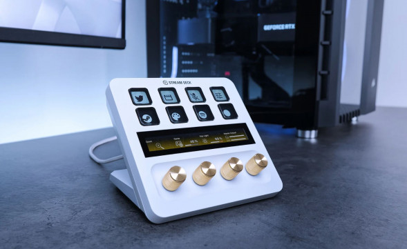 Контроллер для стриминга Elgato Stream Deck +, белый в Новороссийске