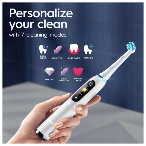 Электрическая зубная щетка Oral-B iO Series 9s (387224), White в Новороссийске