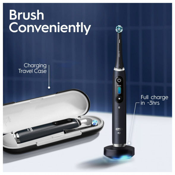 Набор из 2-х электрических зубных щеток Oral-B iO Series 9 Duo, Black Onyx и Rose Quartz в Новороссийске
