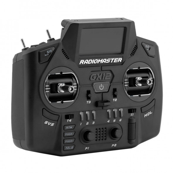 Пульт RadioMaster GX12 ELRS 915Мгц/2.4Ггц  (Без АКБ) в Новороссийске