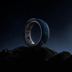 Умное кольцо Oura Ring 4 Ceramic (размер 9), Темная ночь/Midnight