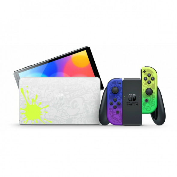Игровая приставка Nintendo Switch OLED 64 ГБ, Splatoon 3 Edition в Новороссийске