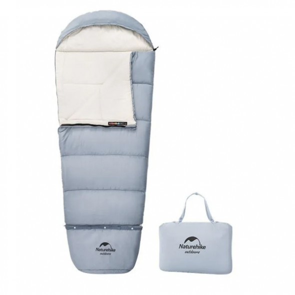 Спальный мешок Naturehike C180 (190x75см), голубой в Новороссийске