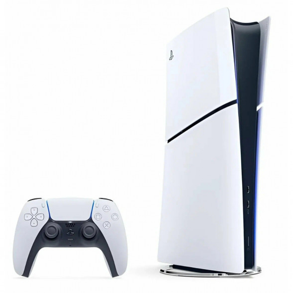 Игровая приставка Sony PlayStation 5 Slim 825 ГБ без дисковода, белый в Новороссийске