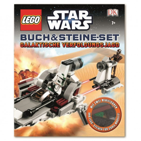 Книга и набор кубиков LEGO Star Wars Buch &amp;amp; Steine-Set: Galaktische Verfolgungsjagd в Новороссийске
