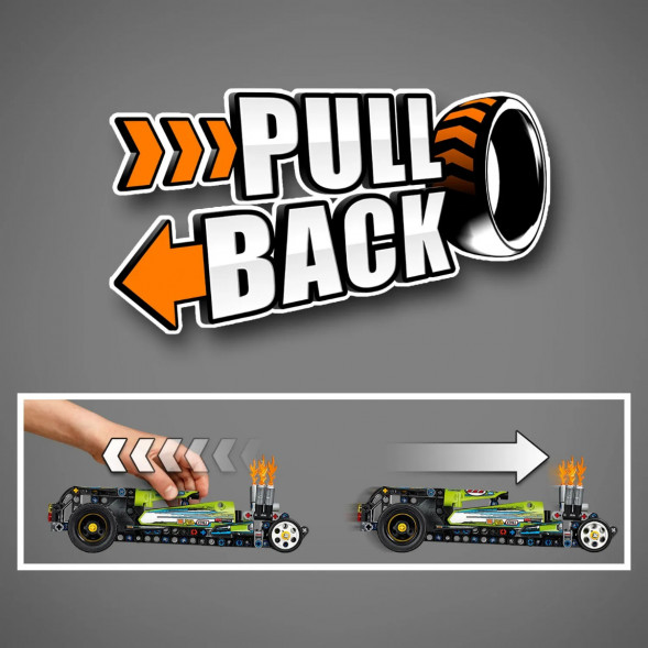 Конструктор LEGO Technic 42103 Драгстер в Новороссийске
