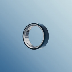 Умное кольцо Oura Ring 4 Ceramic (размер 11), Темная ночь/Midnight