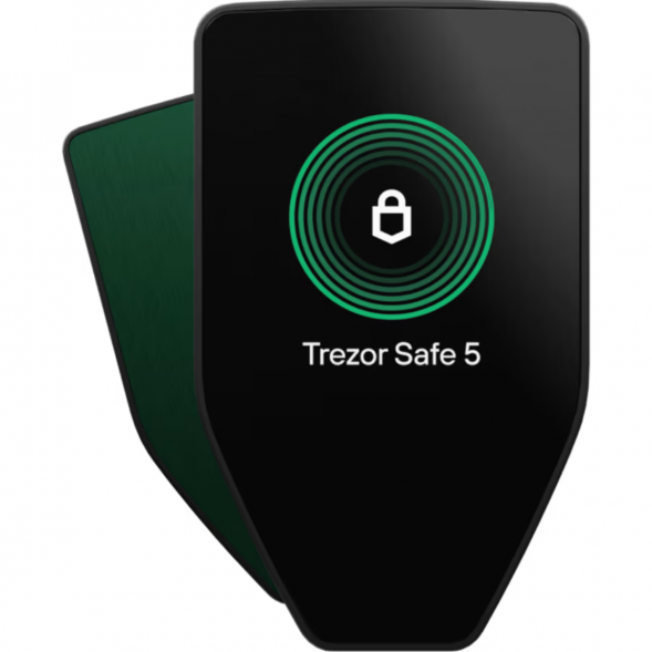 Аппаратный криптокошелек Trezor Safe 5, Green Beryl в Новороссийске
