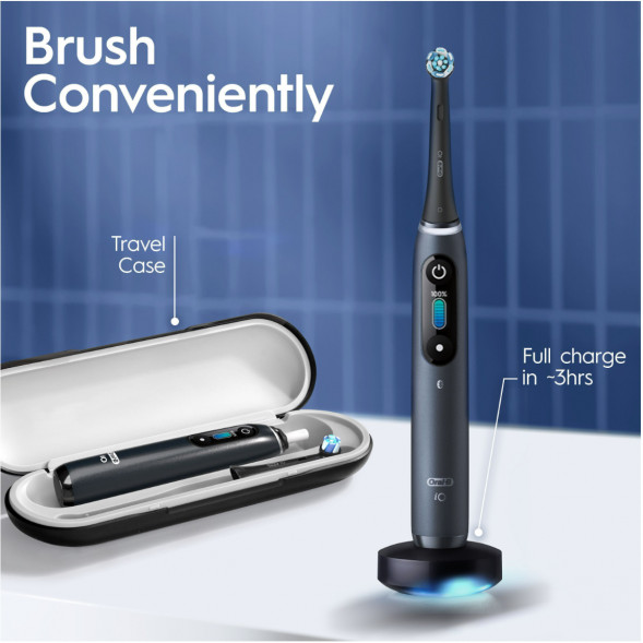 Электрическая зубная щетка Oral-B iO Series 8s, Black Onyx в Новороссийске