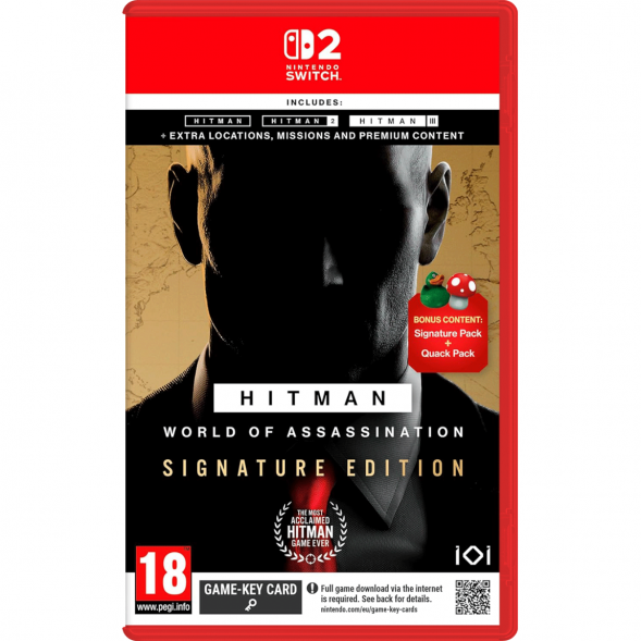 Игра Hitman World of Assassination Signature Edition [Nintendo Switch 2, русские субтитры] в Новороссийске