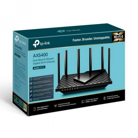 Роутер TP-LINK Archer AX73 (AX5400) в Новороссийске
