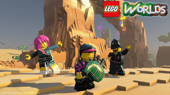 Игра LEGO Worlds [PS4, английская версия] в Новороссийске