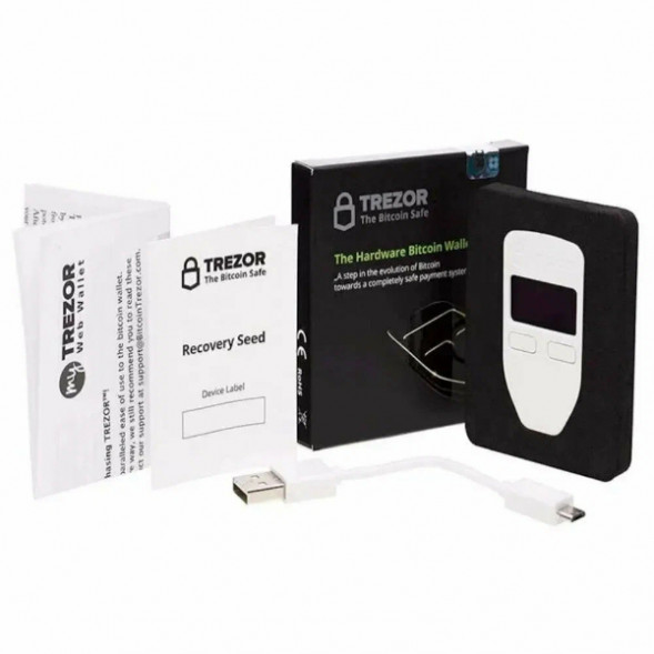 Аппаратный криптокошелек Trezor One, White в Новороссийске